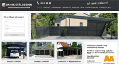 Desktop Screenshot of carporte.dk